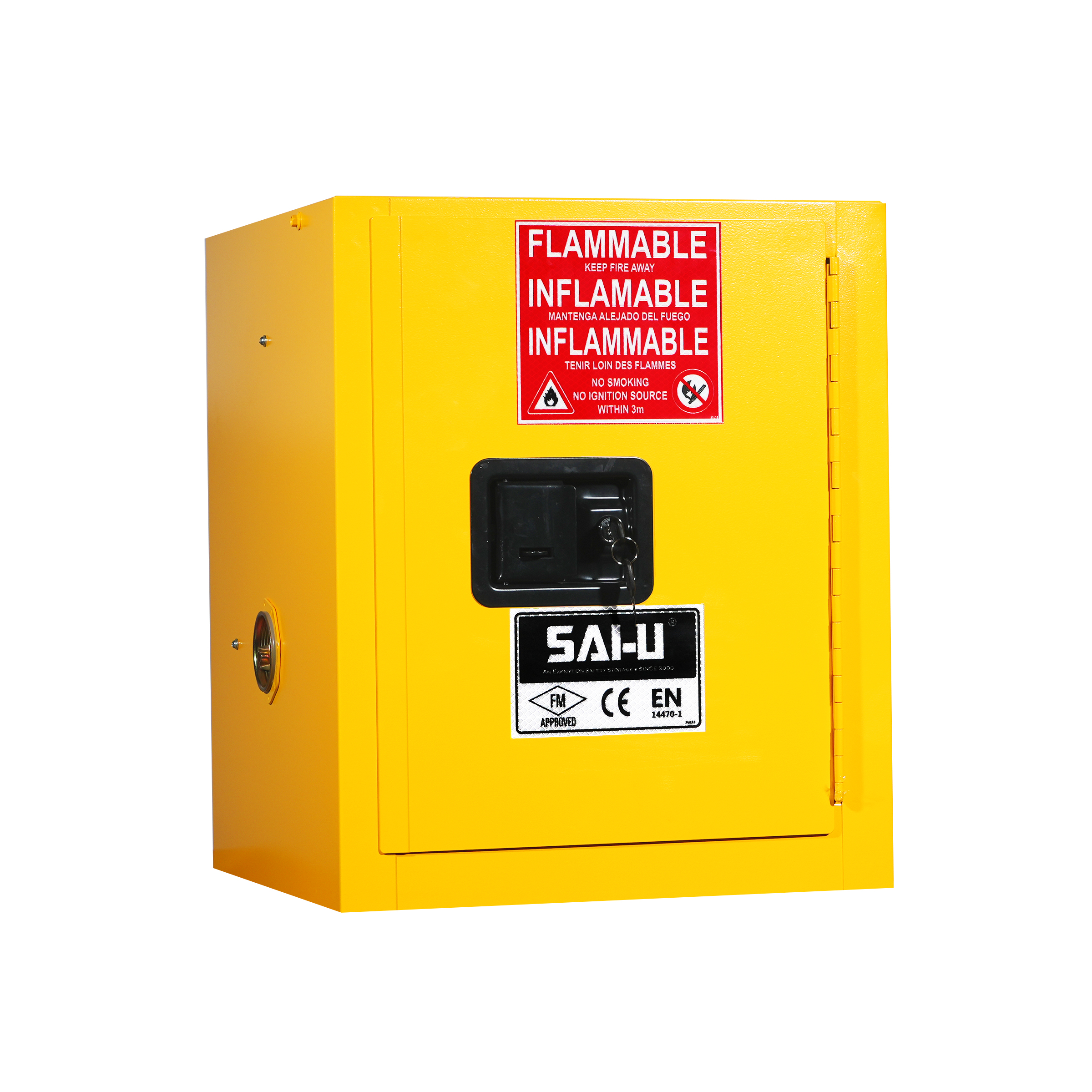Flammable Safety Cabinet 4 GAL Yellow